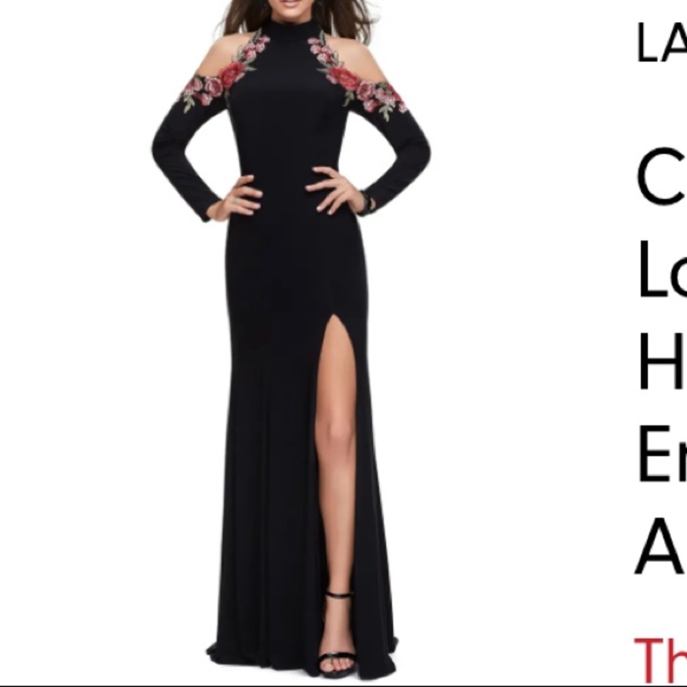 La Femme black tie dress, excellent condition, worn once